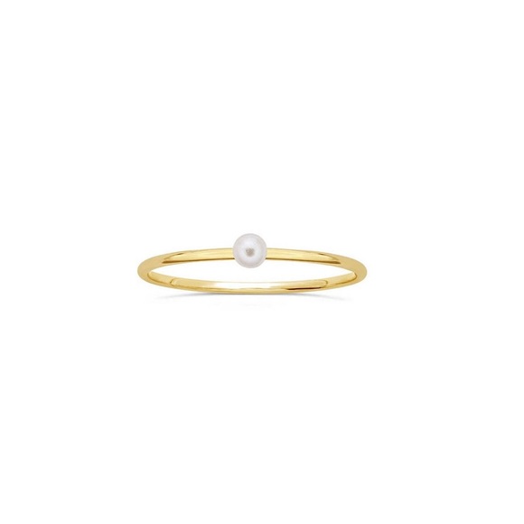 Mini Pearl and Gold Ring - Picture 1 of 3